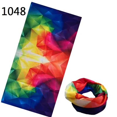 1001-70 Fashion Neck Face Mask Bike Motorcycle Hijab Bandana Stretchable Tubular Seamless Headband Multi Scarf Tube Mask Cap