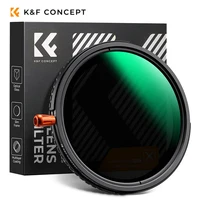 K&F Concept 3 en 1 ND2-32+CPL+Diffusión negra 1/4 Filtro de niebla negro ND variable polarizado multifunción 37/49/52/58/67/72/77/82 mm