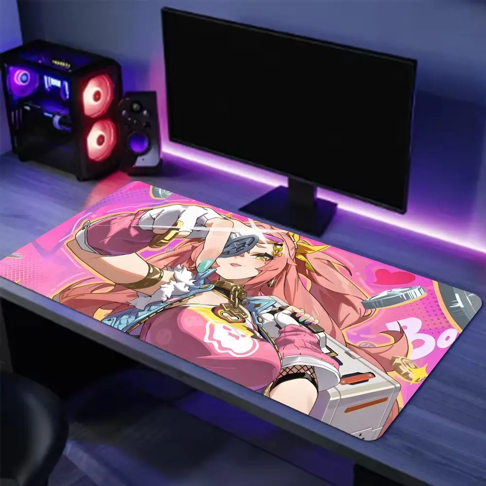 Sly Character N-Nicole Demara Mouse Pad Large Gaming Mouse Pad  Non-Slip Rubber Base, Stitched Edge Waterproof Surface