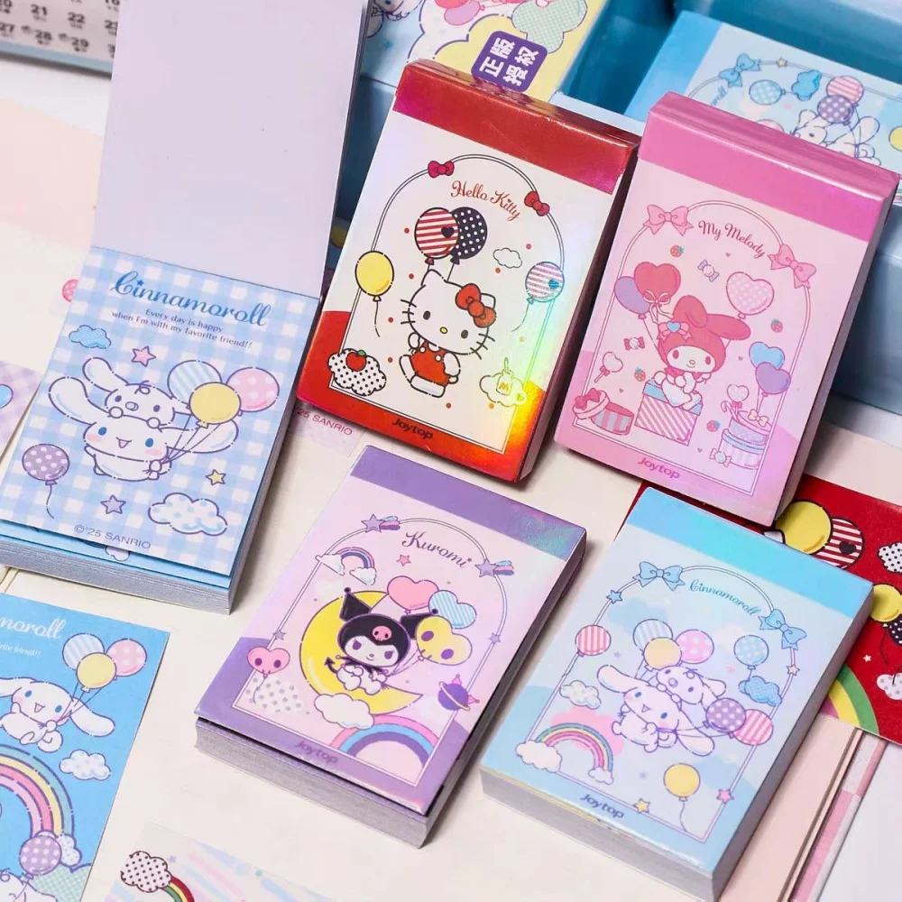 حقيقي مرحبا كيتي كورومي الكرتون ملصق صغير كتاب Kawaii سانريو سينامورول ميلودي طالب مخطط ملصقات ديكور لتزيين الغرف لعب الاطفال #4