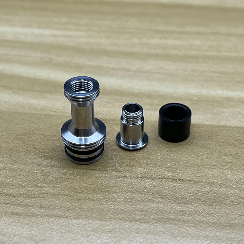 Il più nuovo 415 Long drip tip 510 thread 316ss pom peek bocchino 3mm vape tips per RDA RBA RTA tank atomizzatori accessorio E-cigs