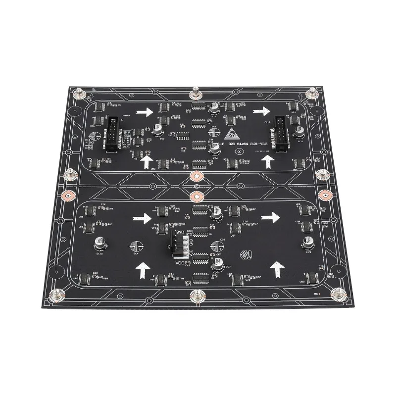 Dot matrix display RGB full color LED brightness adjustable HUB75 interface DIY screen can be cascaded