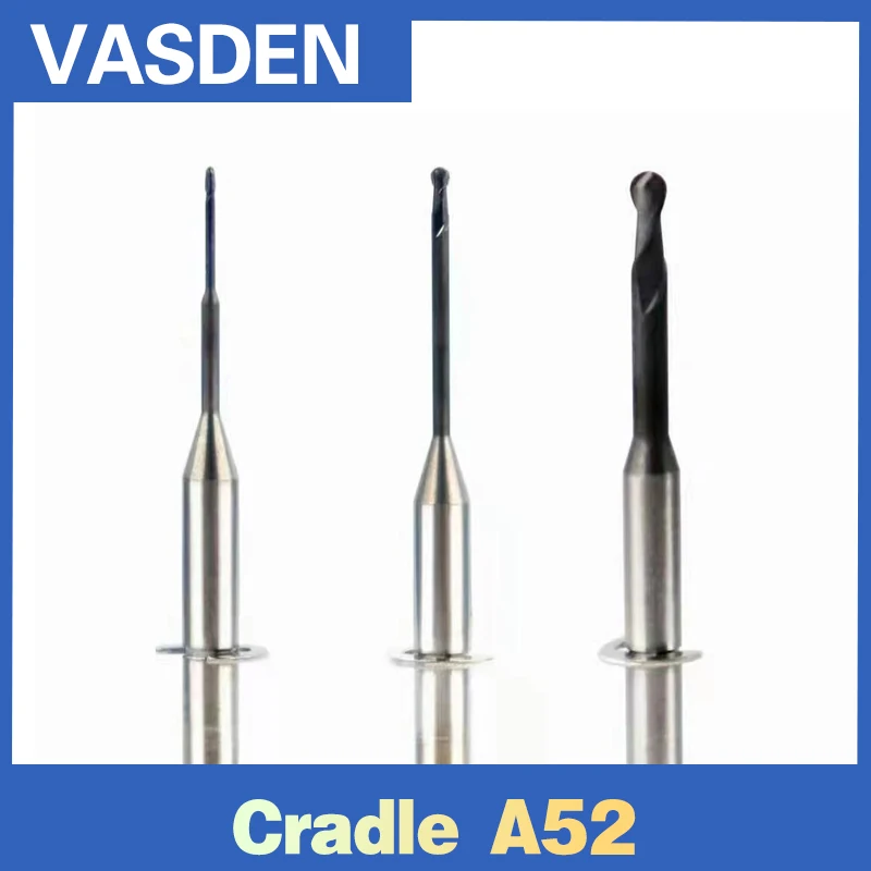 

DC DLC Diamond Coating Cradle A52 Milling Burs Zirconia Block Cutting Bur Tools Dental Lab Cad Cam Machine