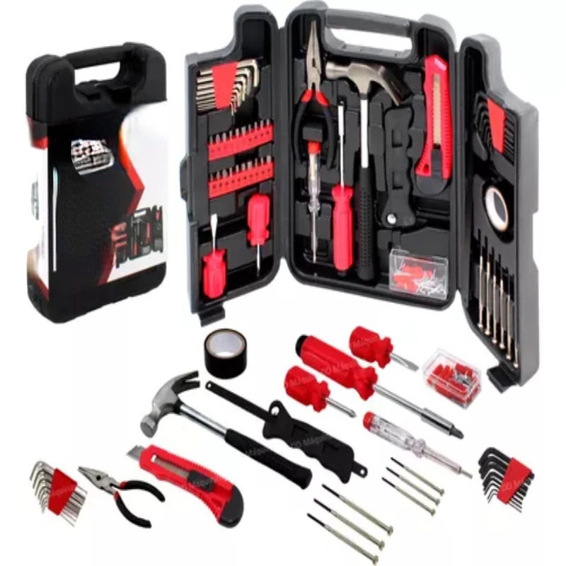142 Piece Tool Kit with Fasteners and Key Tools - Essential Tool Set