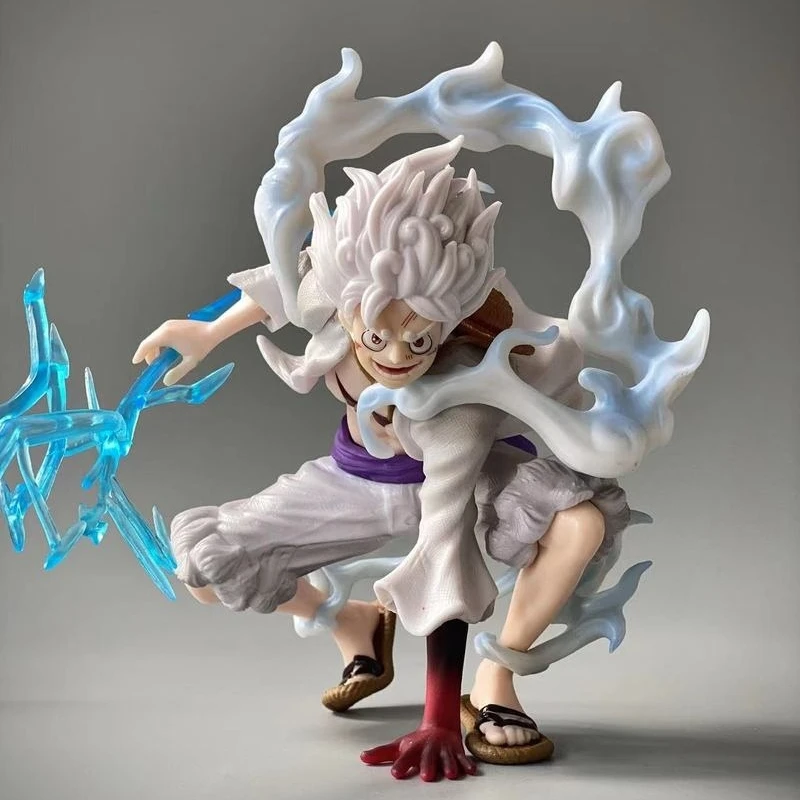 One Piece Figure Nika Luffy Gear 5 Anime Figure Awakening Pvc Statue Figurine Model Statue Toy Decoration Collectibles Gift