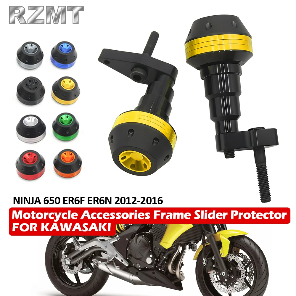 For Kawasaki ninja650 ER6F ER6N ER4F ER4N 2012-2016 Motorcycle Rear Front Axle Fork Crash Slider Frame Slider Protector