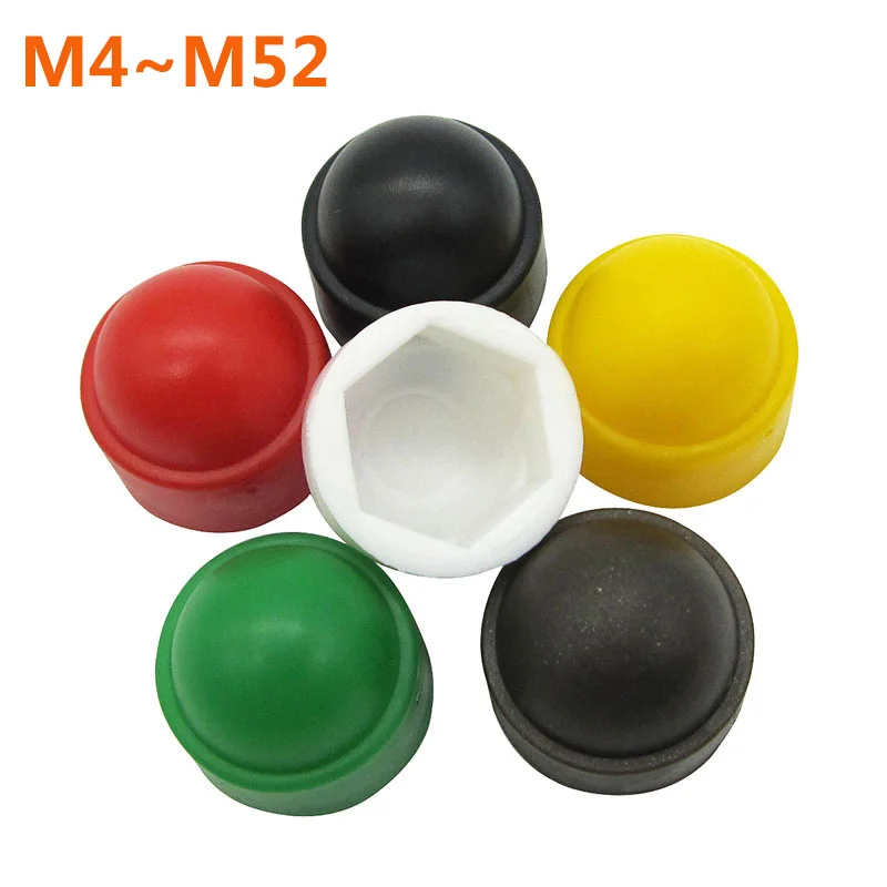 

Bolt Nut Dome Protection Caps Covers Exposed Hexagon Plastic M4 M5 M6 M8 M10 M12 M14 M16 M18 M20 M22 M24 M27 M30 M33 M36 M39 M42