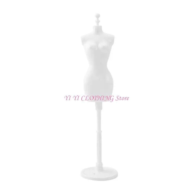 

N5KF Doll Holder Doll Dress Stand Stable Doll Dress Rack Plastic Material Doll Clothes Hangers for Doll Clothes Dress