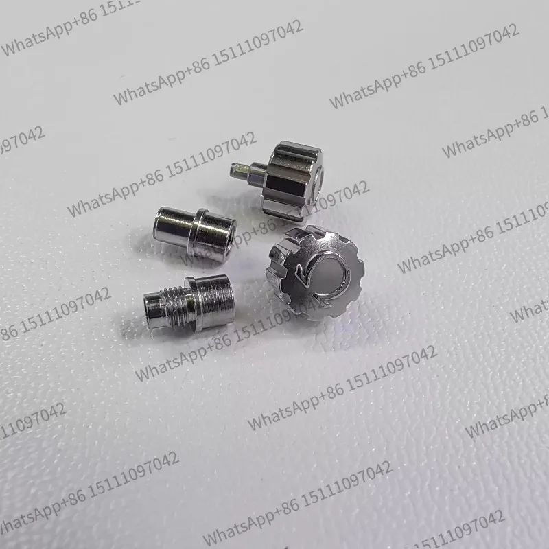 FOR Omega Seamaster 150 Series All-Steel Internal Locking Crown VS Factory Watch Parts 6.5x2.8x3.6 Silver
