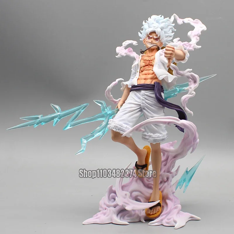 

23cm Anime One Piece Statue NY Sun God Nika Luffy Figures Straw Hat Crew Luffy Figure GK Doll Peripheral Gifts PVC Model Toys