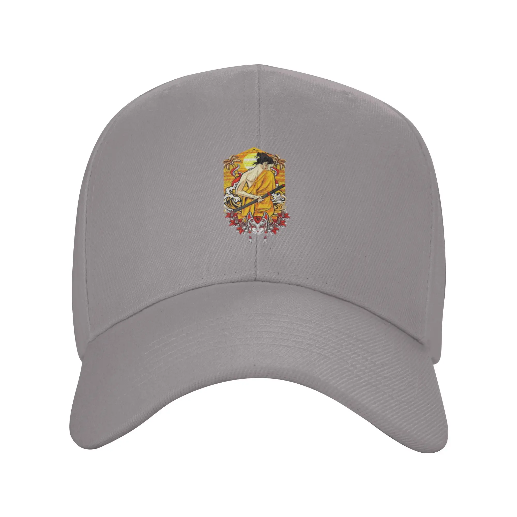 Hot Sale Samurai lady Baseball Cap  Graphic Summer Woman Cap  Outdoor Concert Summer Woman Cap