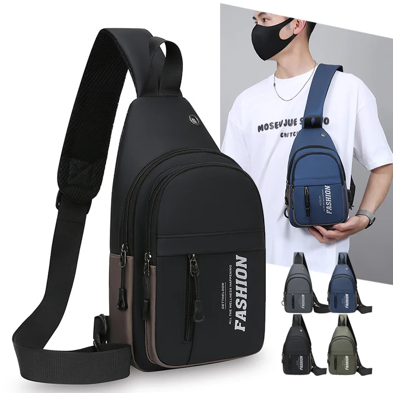 

Crossbody Bag Men's Versatile Fashion Waist Pack Sports Multi-functional Chest Bag New Shoulder Bag