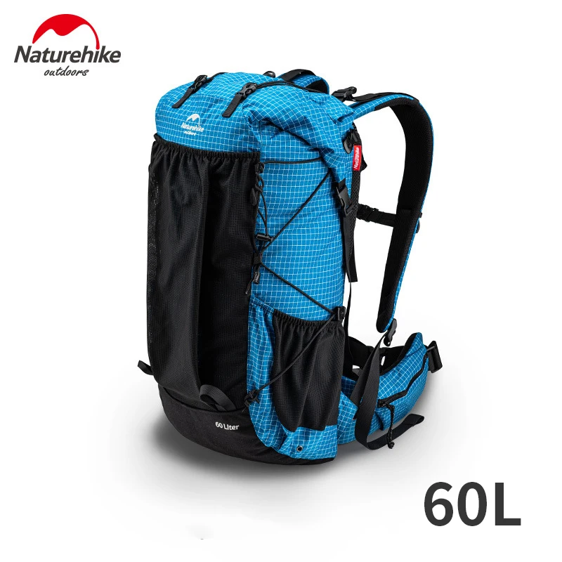 

Naturehike Camping Backpack 40/60L + 5L Mountaineering Waterproof Travel Climbing Bag With Rain Cover Ultralight Hiking Outdoor