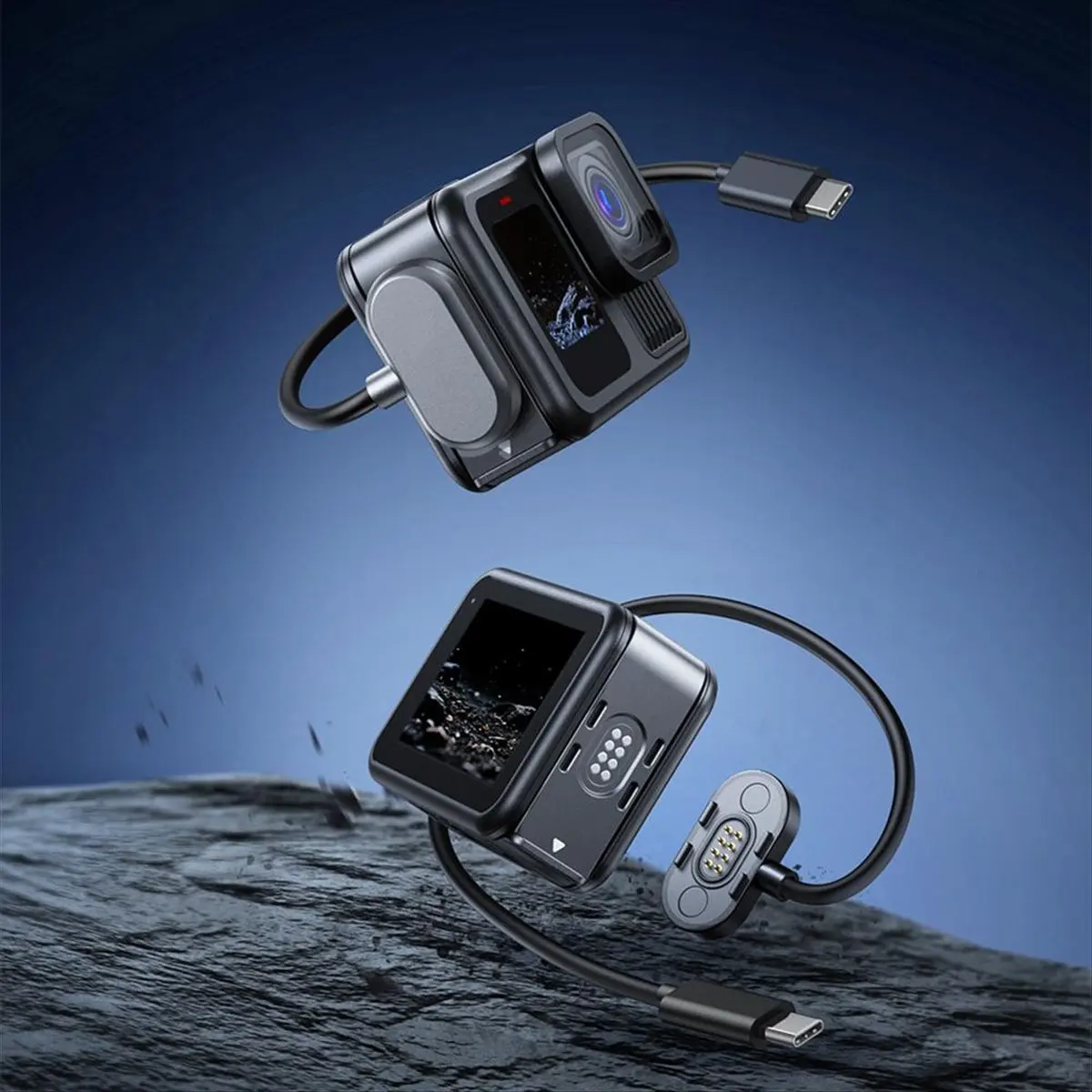 ♠Summer sale♥♦☹ Magnetic Charging Side Cover for Magnetic Suction Charging Cable Hero12/11/10/9 Charging Side Cover Power Cord K