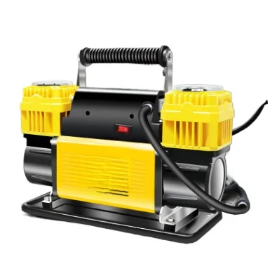Car Air Pump 12V Double 60 Cylinder High Power Truck Truck Agricultural Harvester Off-Road Vehicle Tire Air Pump