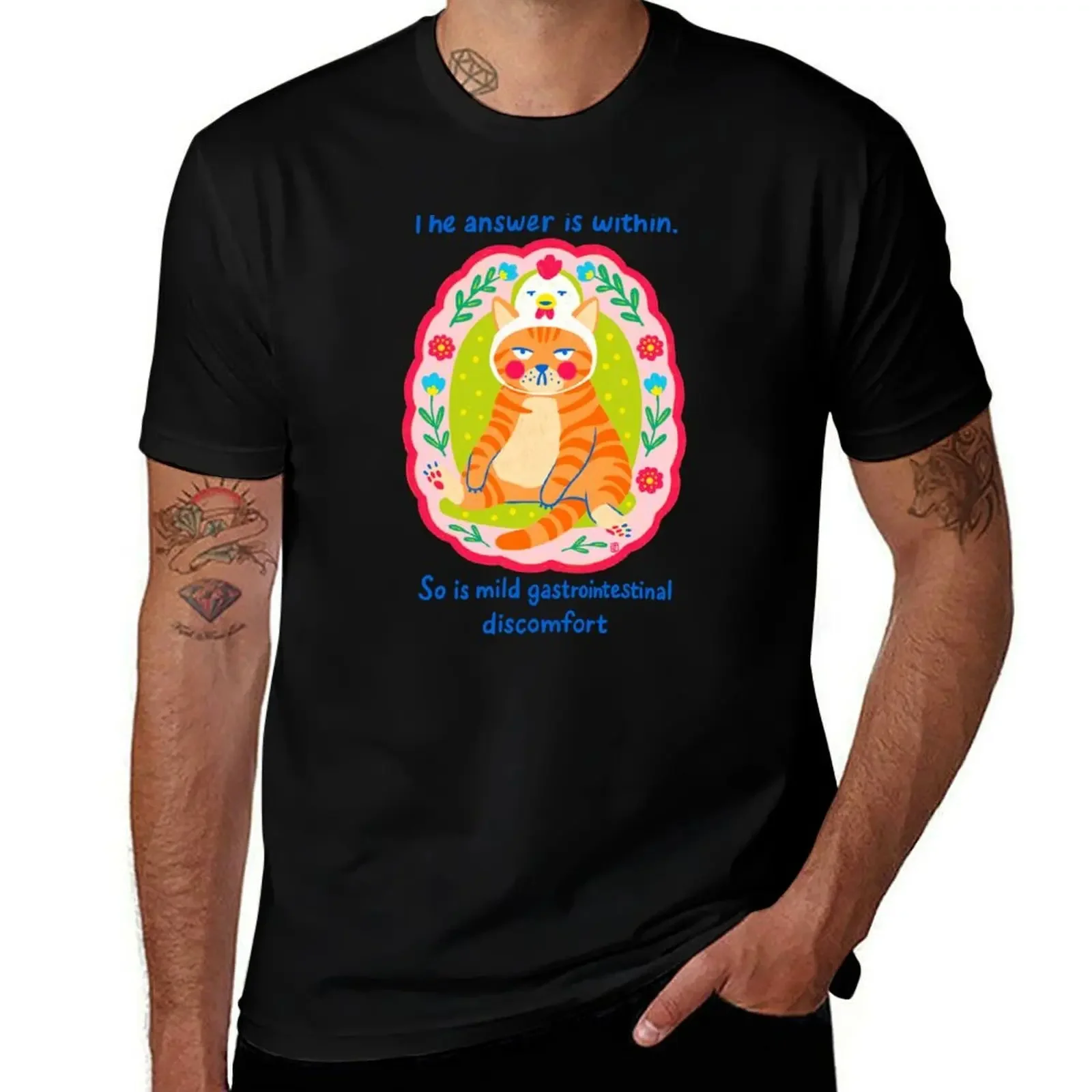 

The Answer Is Within T-Shirt gifts for boyfriend valentines boutique clothes summer top shirts graphic tees t shirt men
