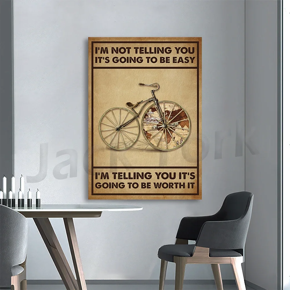 

I'm Not Telling You It's Going To Be Easy Positive Teamwork Quotes Inspirational Wall Art Motivational Wall Decor for Home