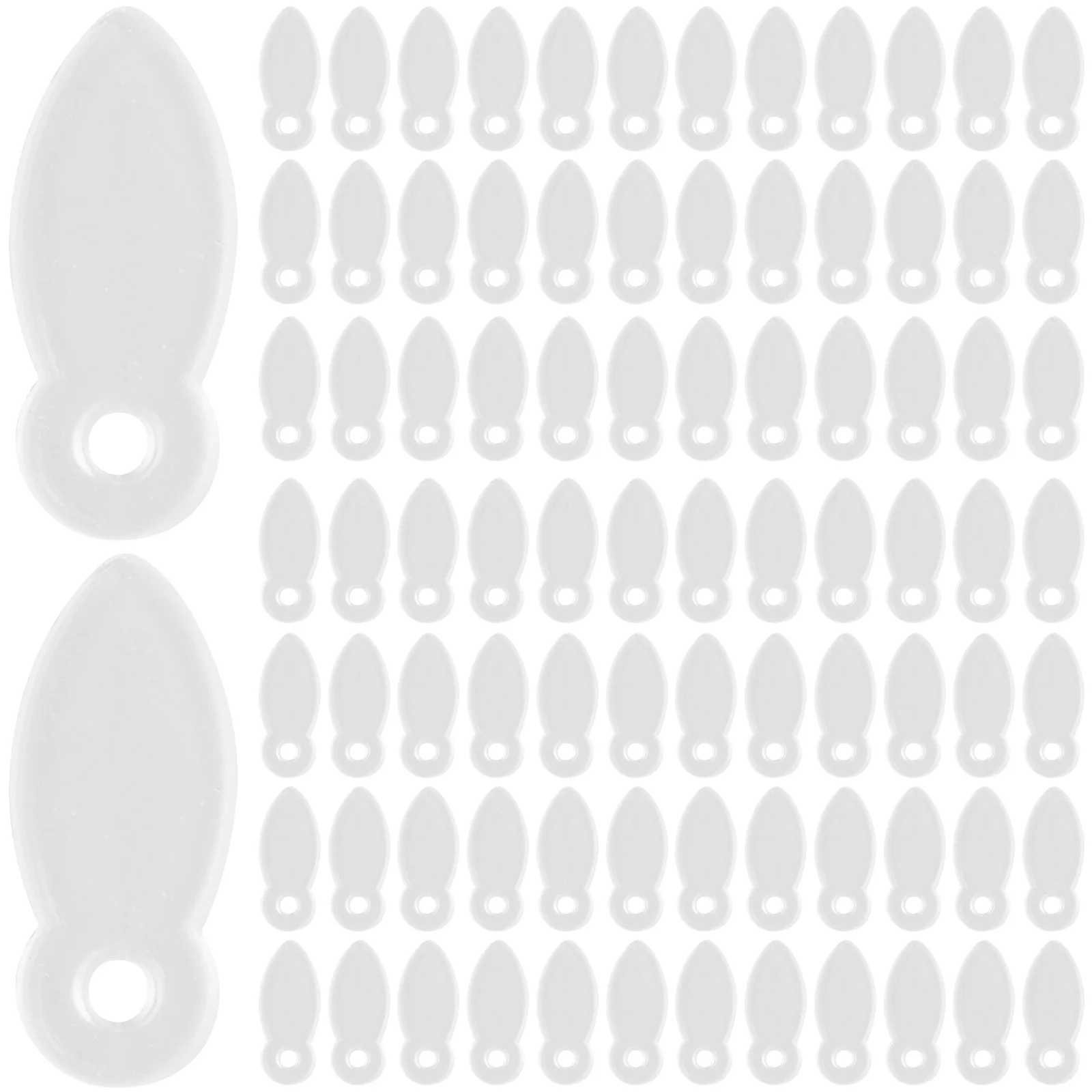 2000 قطعة من مشبك دعم الصورة البلاستيكي، ملحقات إطار شديدة التحمل لتعليق الصور على الحائط، صغيرة