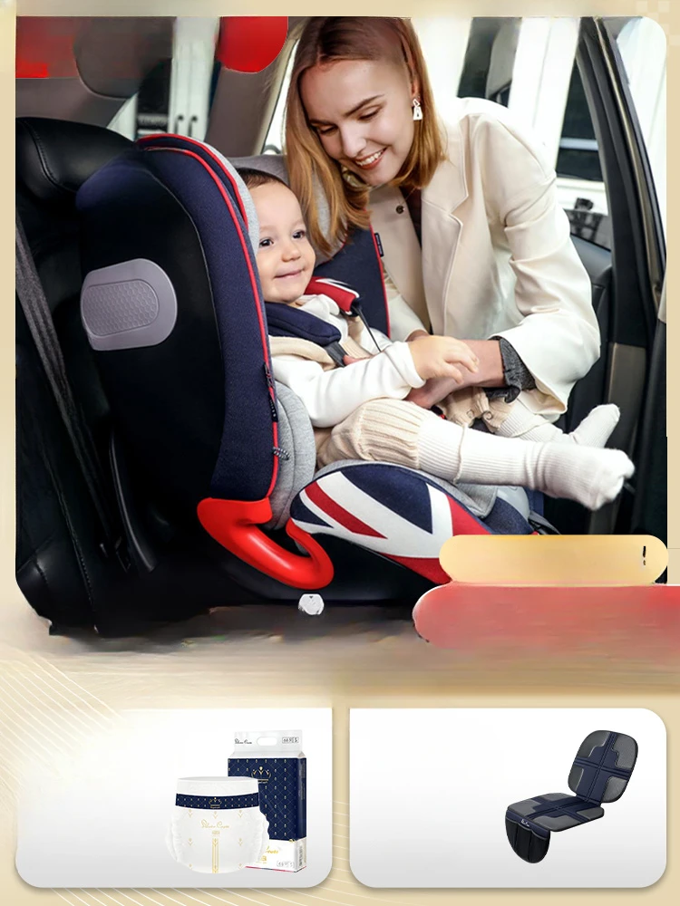 Force One Children's Car Baby Safety Seat 0-7-12 Years Old Car 360 Degrees Rotation