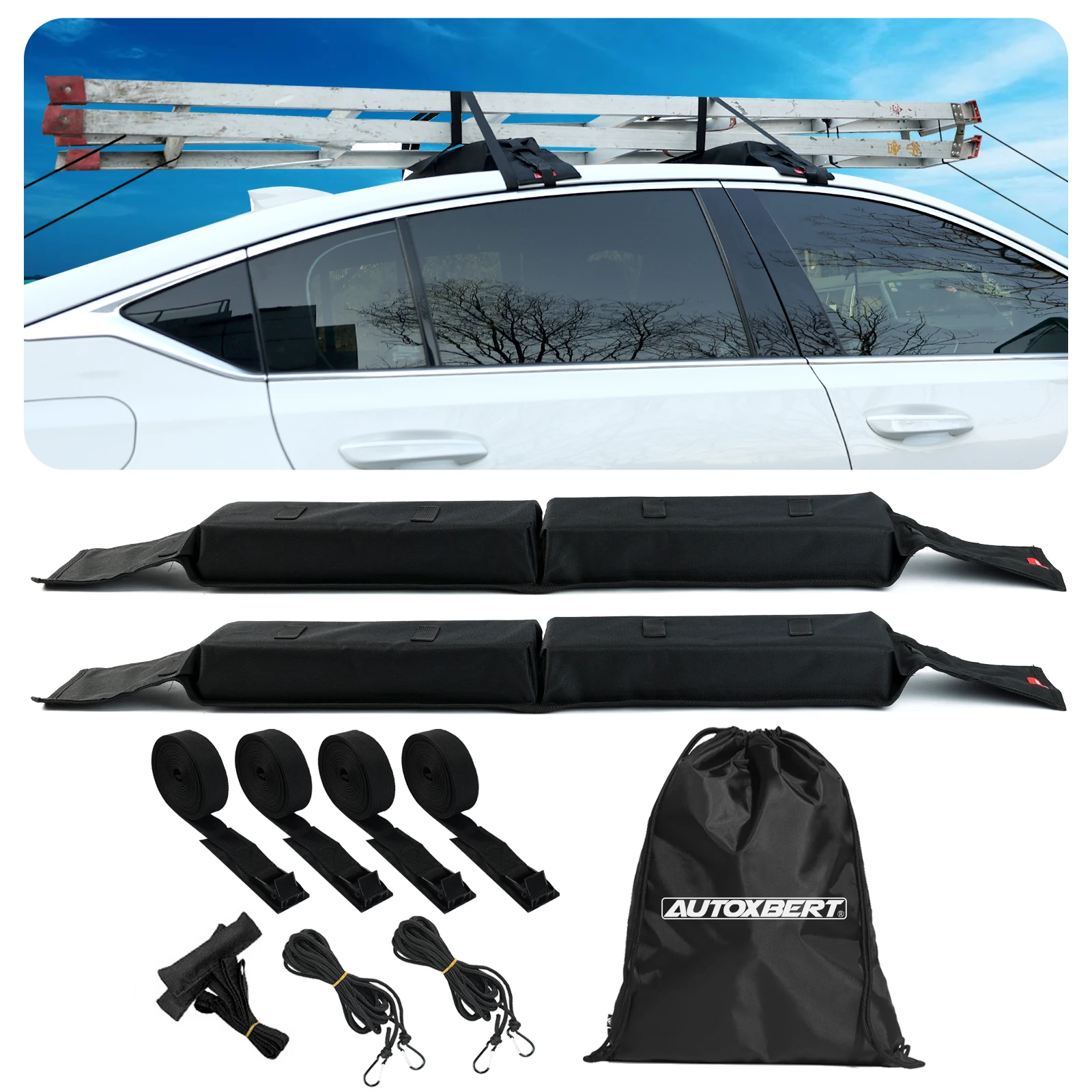 

Kayak Roof Rack For Car Rack Universal Soft Roof Rack Pads For Kayak Surfboard