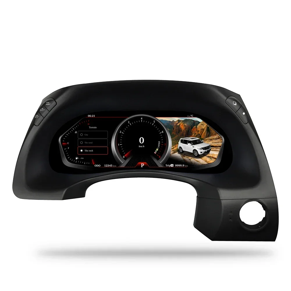 

2025 Hot Sale KiriNavi Auto Meter Oil Pressure Gauge LCD gps Car digital dashboard Speedometer for Nissan Patrol Y62