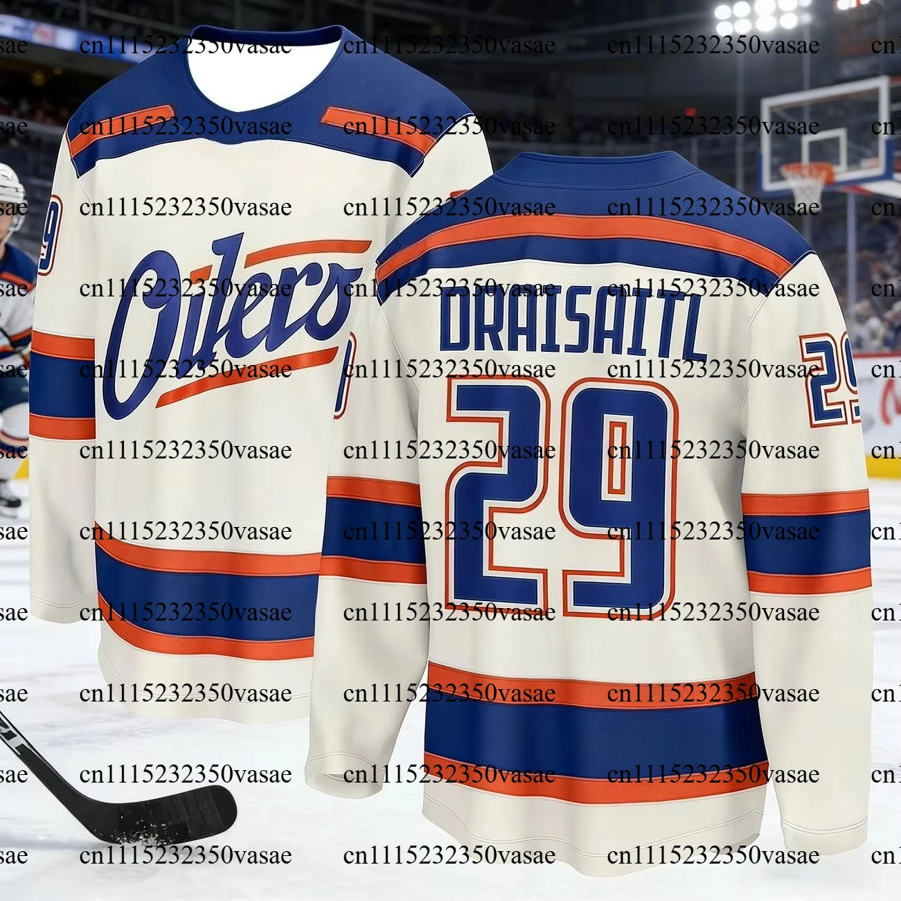 2026 New McDavid 97 Oilers Inspired Ice Hockey Jersey Premium Breathable Quick Dry Long Sleeve Sport Shirt for Men Youth Kids
