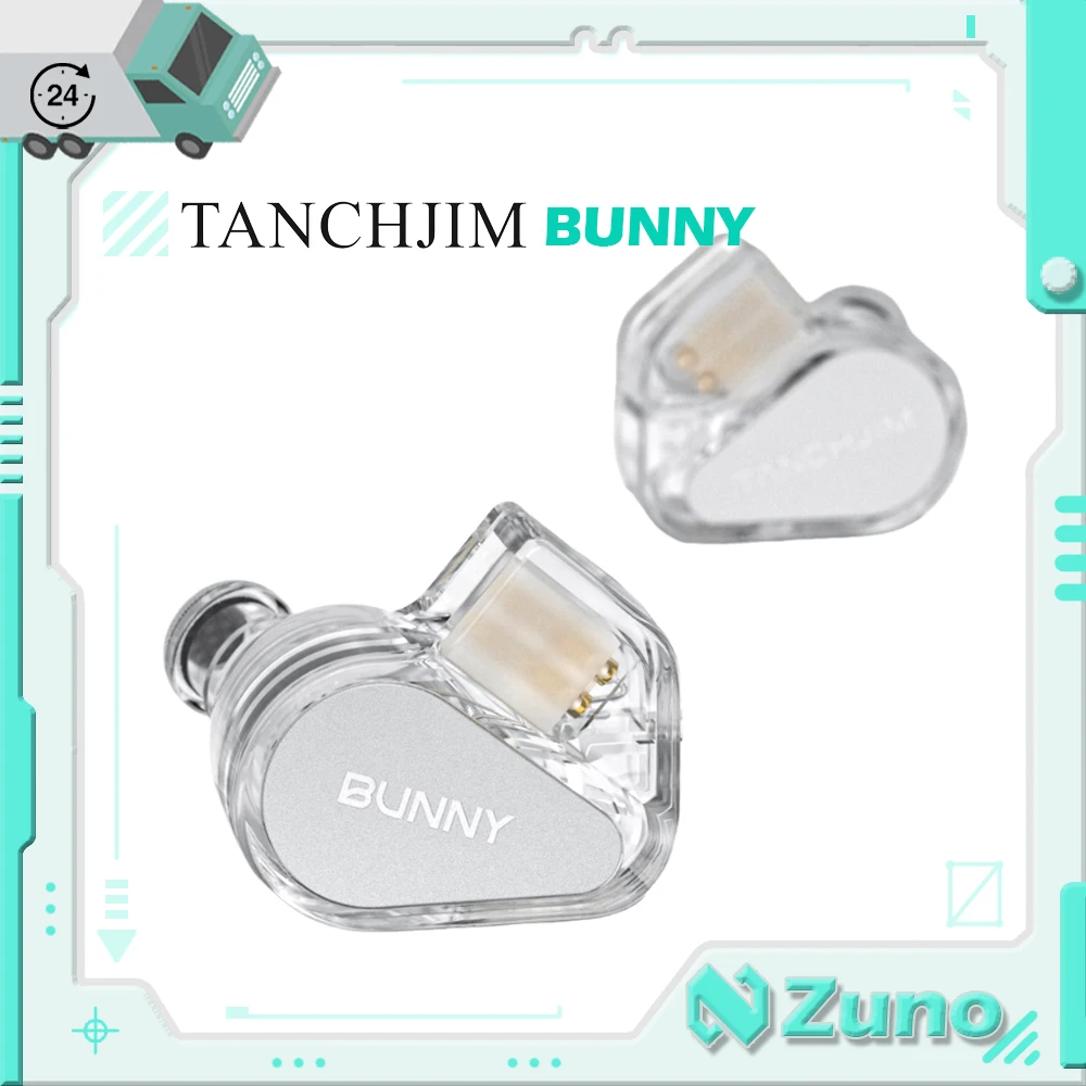 Zuno Choice】TANCHJIM BUNNY Wired Earphones Hifi DMT 4 Ultra Dual