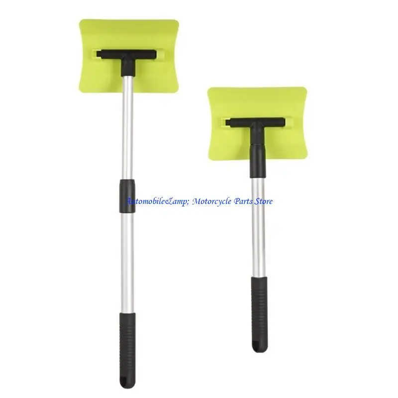 H7BD All Weather Car Snow Scraper With Extended Handle For Windshield Roof Window And Vehicle Ice Scraping