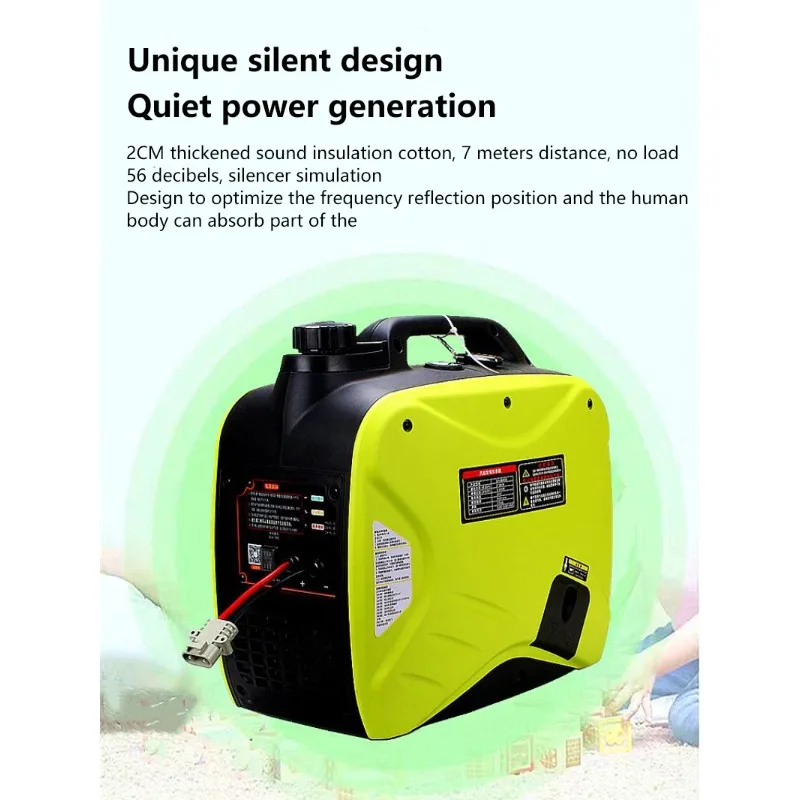 Car 24V volt parking air-conditioning gasoline generator 2500W self-starting frequency conversion silent small portable portable