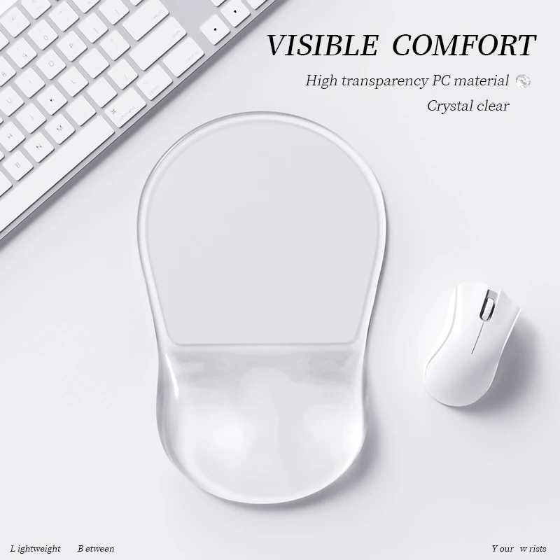 Aliviar a dor no pulso gel mouse pad, mouse pad ergonômico suporte de pulso, mouse pad confortável descanso de pulso, escritório, laptop, computador