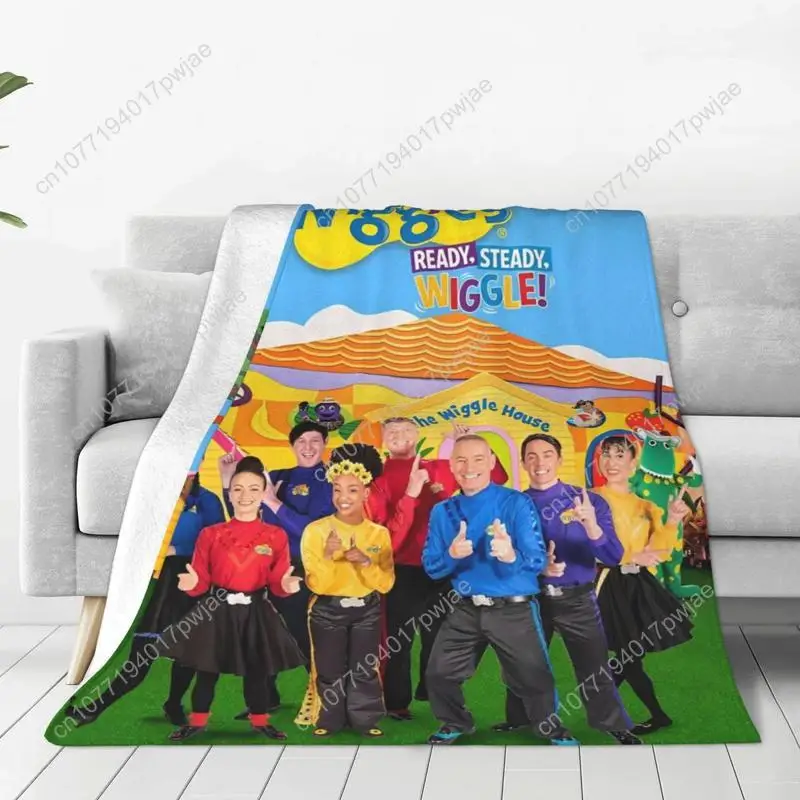 The Wiggles Blanket Quality Warm Soft Australian Children's Music Group Throw Blanket Winter Picnic Bedroom Funny Bedspread