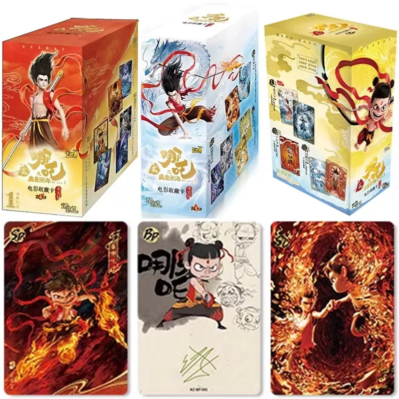 

Genuine KAYOU Ne Zha Battle Sky Pack Collectible Cards Movie Series Authentic Anime Peripherals Anniversary Limited Edition
