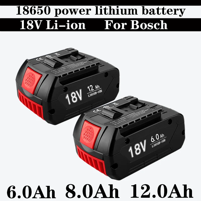 

for Bosch 18V Battery 12.0Ah Electric Drill 18V Rechargeable Li-ion Battery BAT609 BAT609G BAT618 BAT618G BAT614 Charger