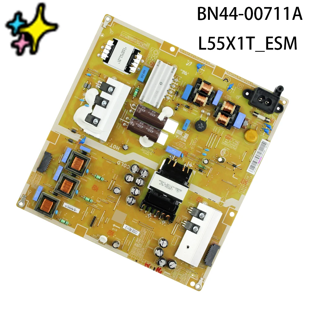 New BN44-00711A L55X1T_ESM Power Supply Board is for UE55H6410SUXXU UE55H6500STXXU UE55H6670ST UE48H6200 UE55H6200AW HG55EC690EB