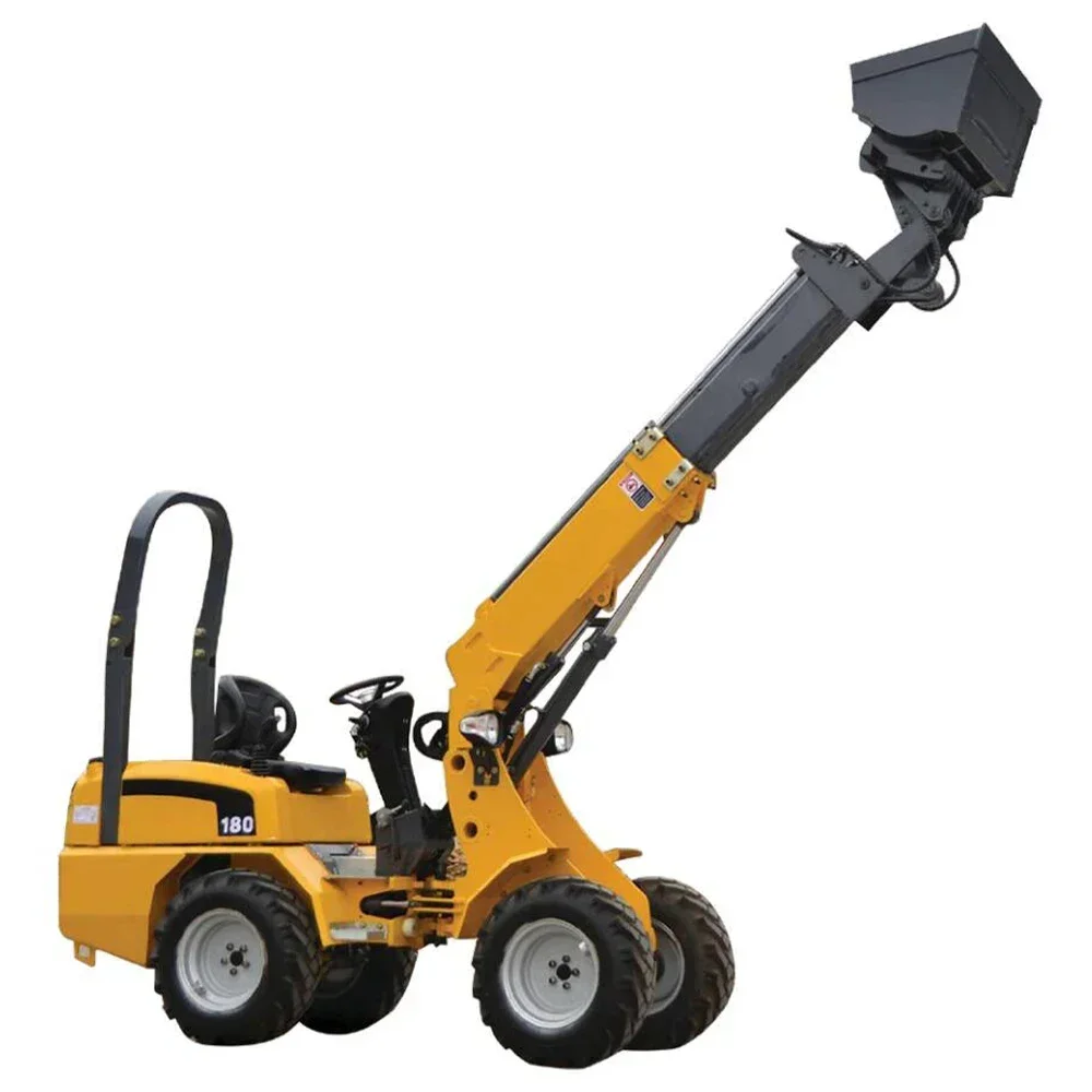 for MK 180 loader price 800 KG made in china mini wheel loader telescopic loader