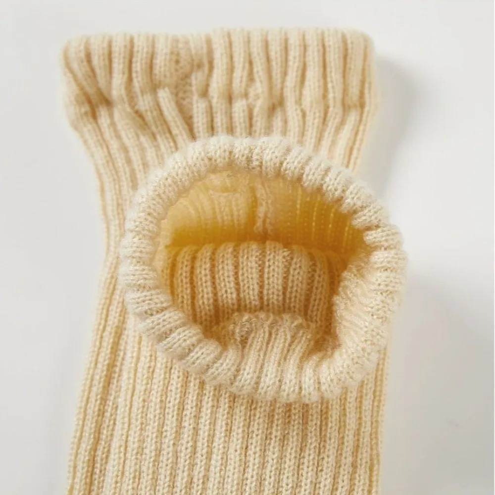 Soft Knitted Leg Warmers 90cm Over Knee Yoga Dance Socks Solid Color Ballet Warm Up Socks Ballet Practice
