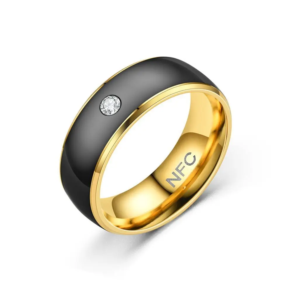 

Stainless Steel NFC Smart Ring Multifunctional Wearable Connect Finger Digital Ring Magic Wear Waterproof for Android Phone
