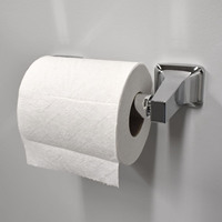 2Pcs Toilet Paper Roller Winder Spring Holder Silver 110cm to 165cm Adjustable Fits Most Roll Paper Home Hotel Bathroom Tissue