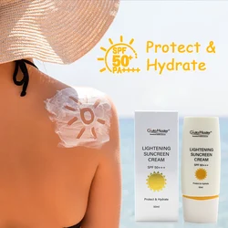 Gluta Master Face Sunscreen Cream SPF 50+ For Skin Sun Protection Moisturise Soft Smooth Anti-Shine Daily Protection Cream