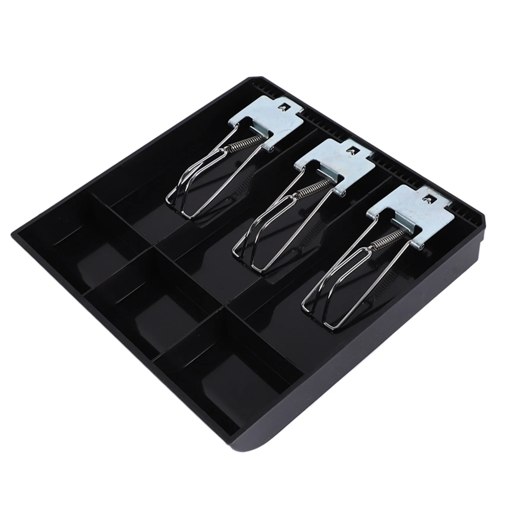 Y42A-2X 3-Grid Money Cash Coin Register Insert Tray Replacement Cashier Drawer Storage Register Tray Box Classify Store