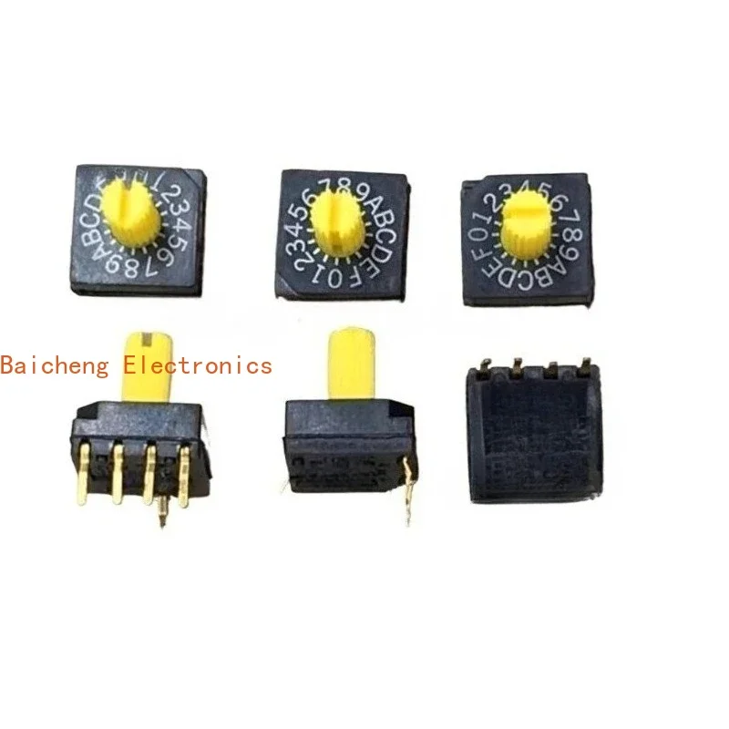 10PCS Digital encoding switch rotating dial 0-F/16 bits 8421C 4:1 DRS4016-Z