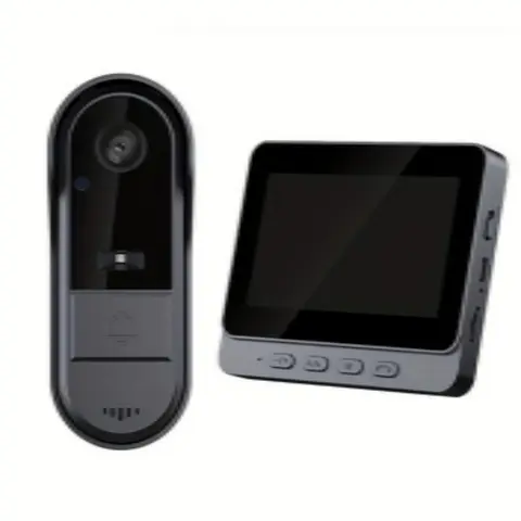 WiFi wireless smart video doorbell, Two-way outdoor 1080P HD camera, Wireless intercom voice, Smart home waterproof doorbell