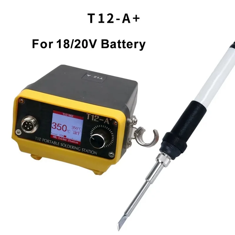 

A60F-T12-A Plus Cordless Soldering Station Solder Iron For 18/20V Max Li- Battery For DIY Kit