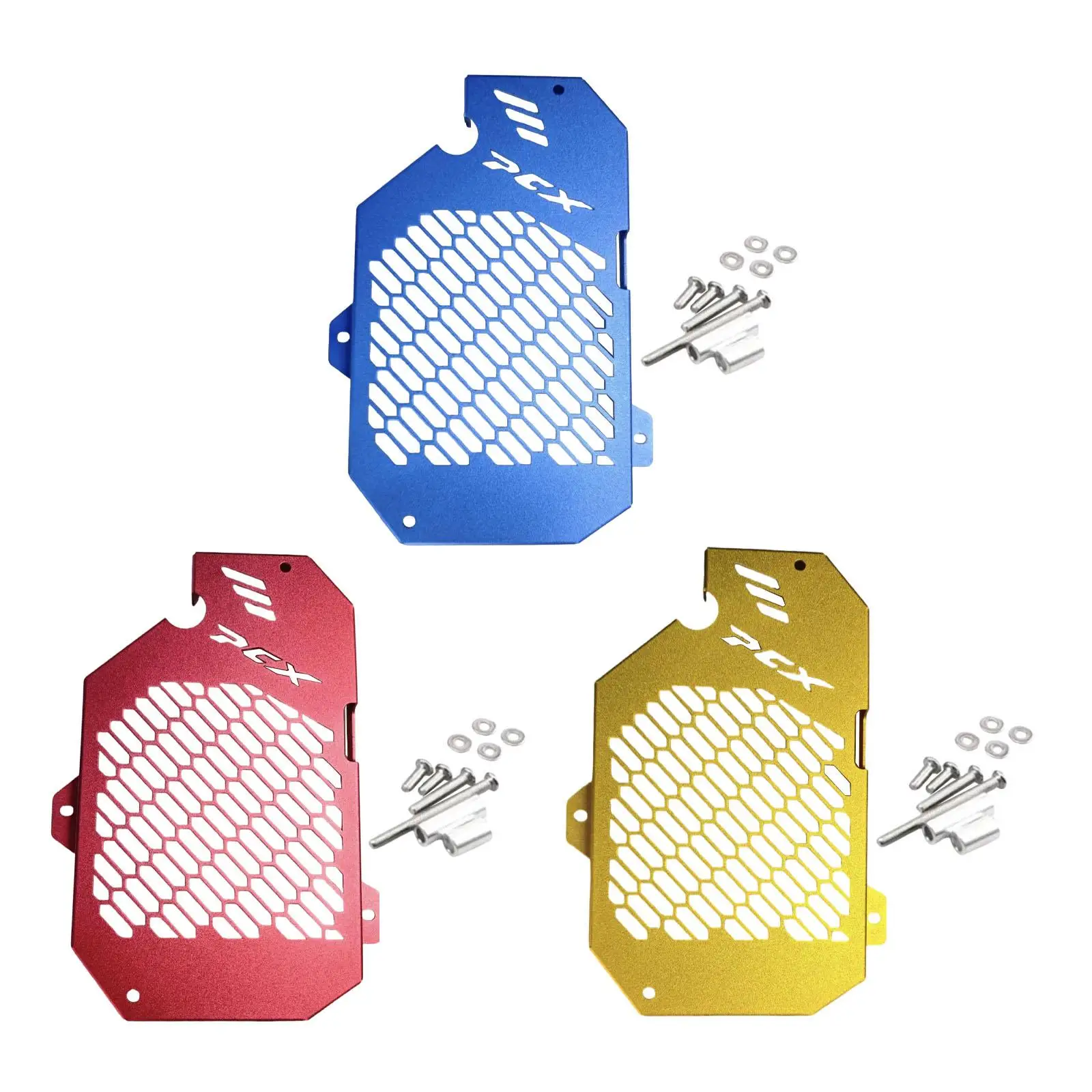 

Motorcycle Radiator Guard Grille Radiator Cover Aluminum Alloy Modification Replacement Multifunction Repair Sturdy Protector