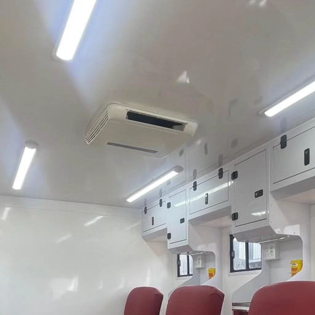220V Rooftop Air Conditioner,3600W 12000BTU High Capacity Cooling,for Ambulance Emergency Vehicle,Silent Rooftop AC Unit