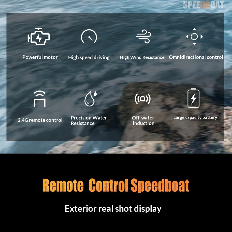 새로운 미니 시뮬레이션 경쟁용 스피드 보트 전기 무선 원격 제어 보트 어린이 및 소년용 여름 장난감