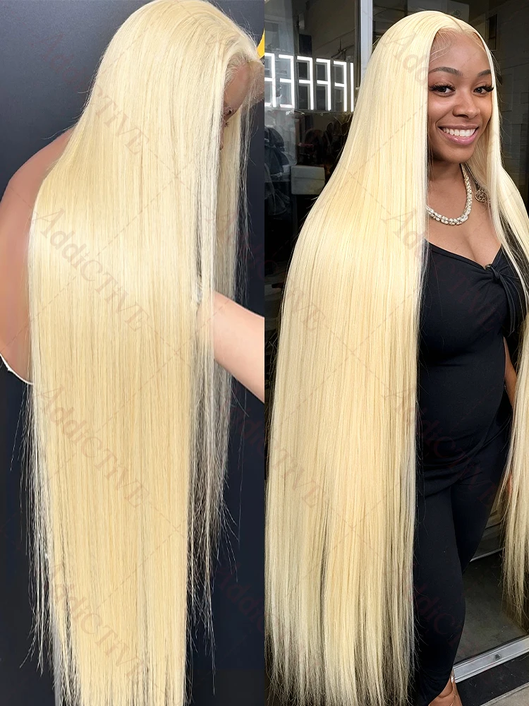 Honey Blonde 220% 613 HD 13X6 Straight Lace Front Human Hair Wigs 38 40 Inches 13X4 Lace Frontal Wigs 5X5 Closure Remy Hair Wig