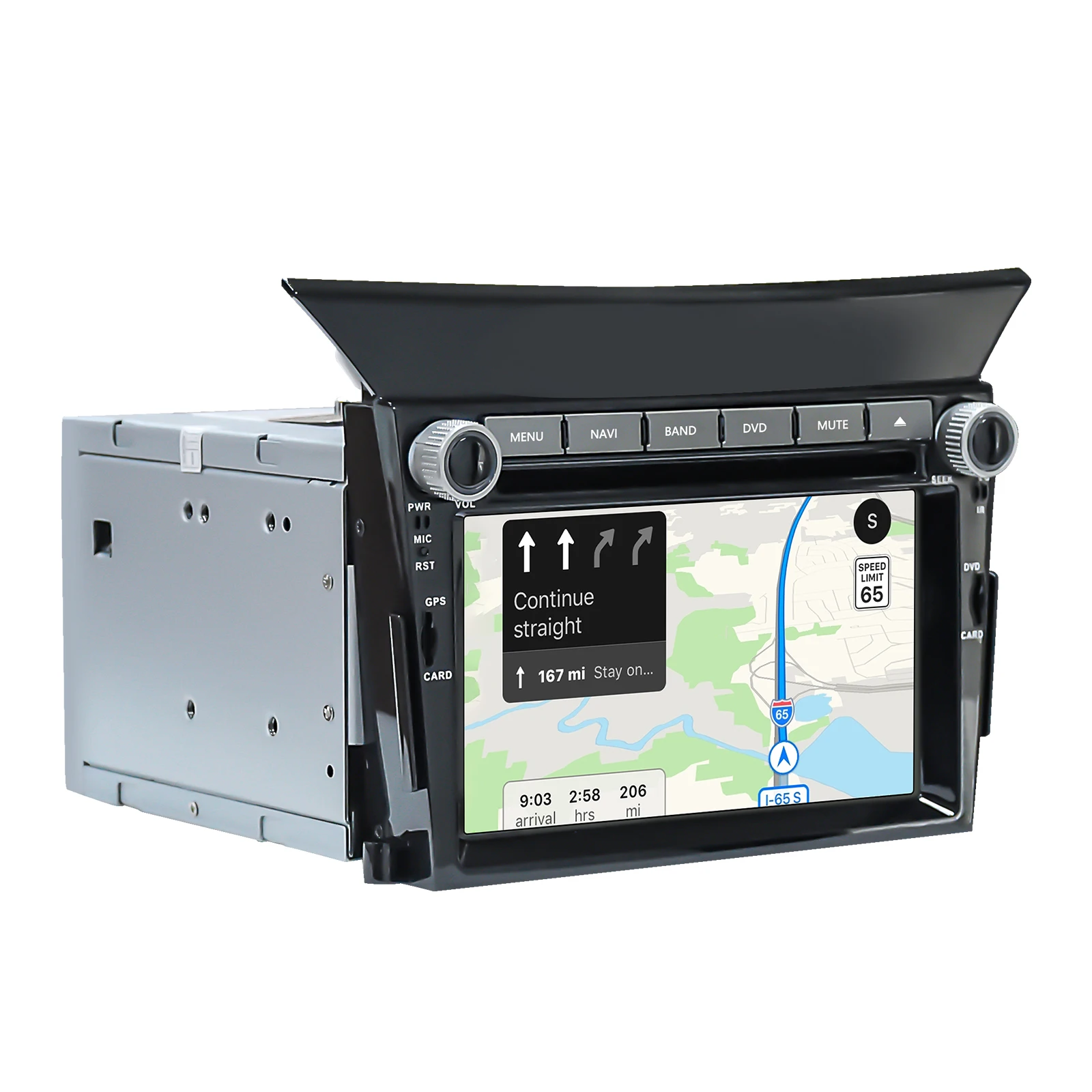 Stereo For Honda Pilot 2 Android Radio Screen 2 Din DVD Navigation Multimedia Head Unit 2009 2010 2011 Carplay Aftermarket