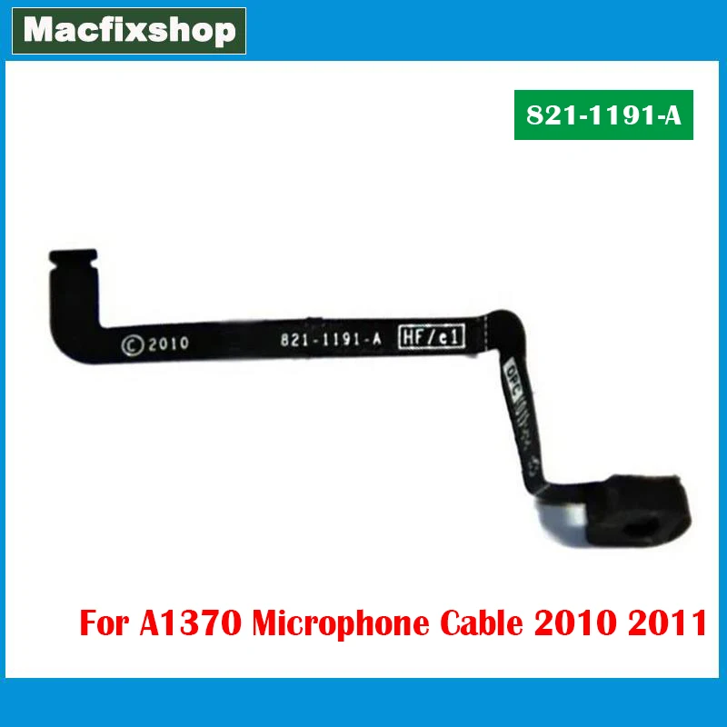 

Оригинальный гибкий кабель для микрофона A1370 для ноутбука 821-1191-A для MacBook Air 11,6 дюймов A1370 2010 2011, замена ленточного кабеля для микрофона