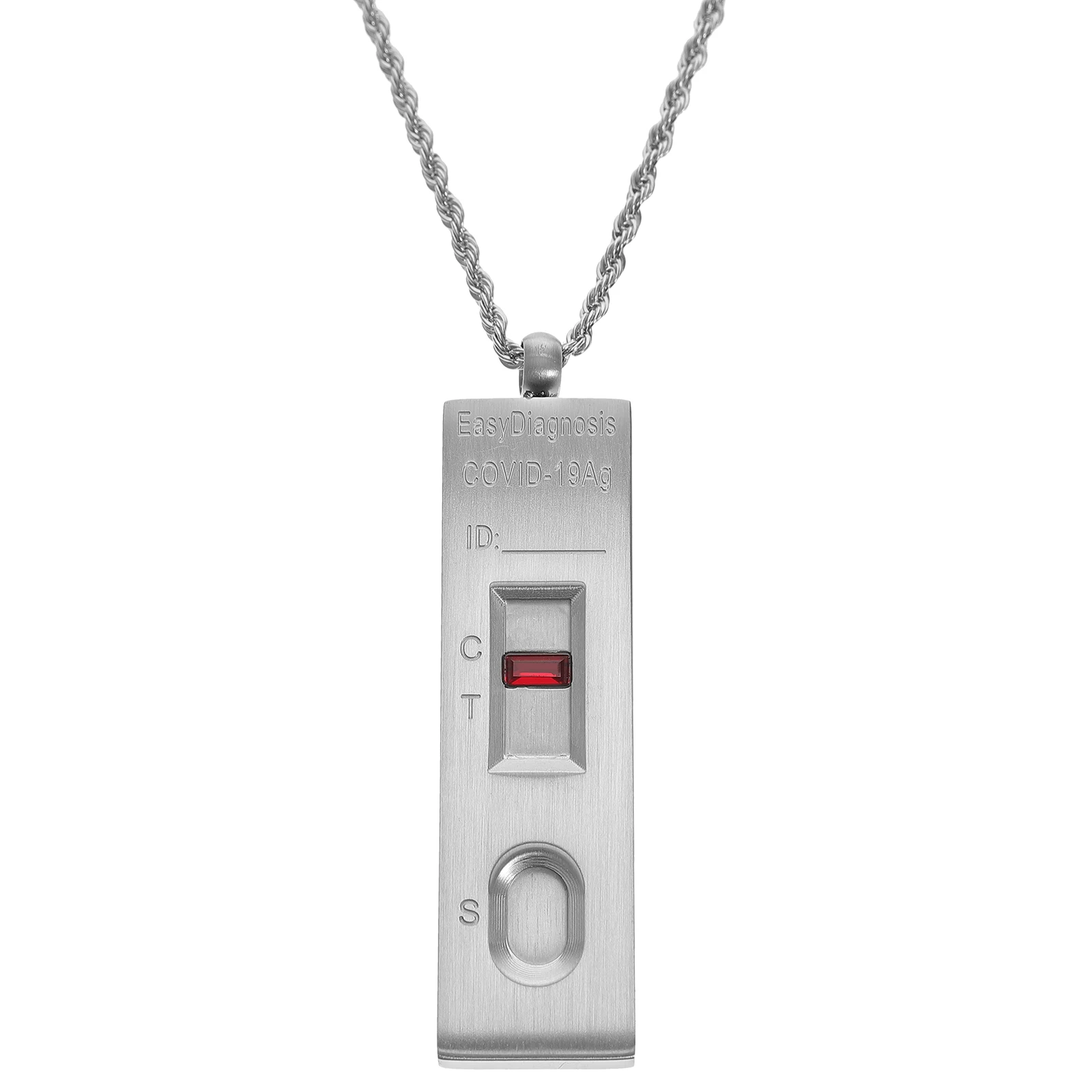 

Initial Detection Pendant Necklace Custom Necklaces Stainless Steel Man